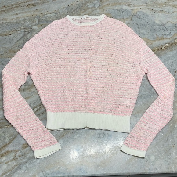 Chloé Sweater Fluo Pink and White - Picture 5 of 14
